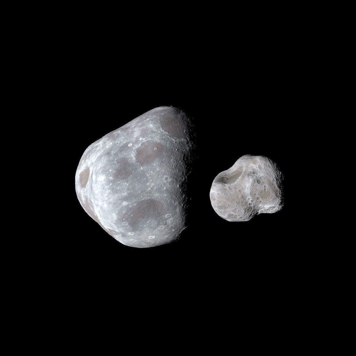Dwarf Planet with Asteroids - Alien Planet 8k  Low-poly 3D model_5