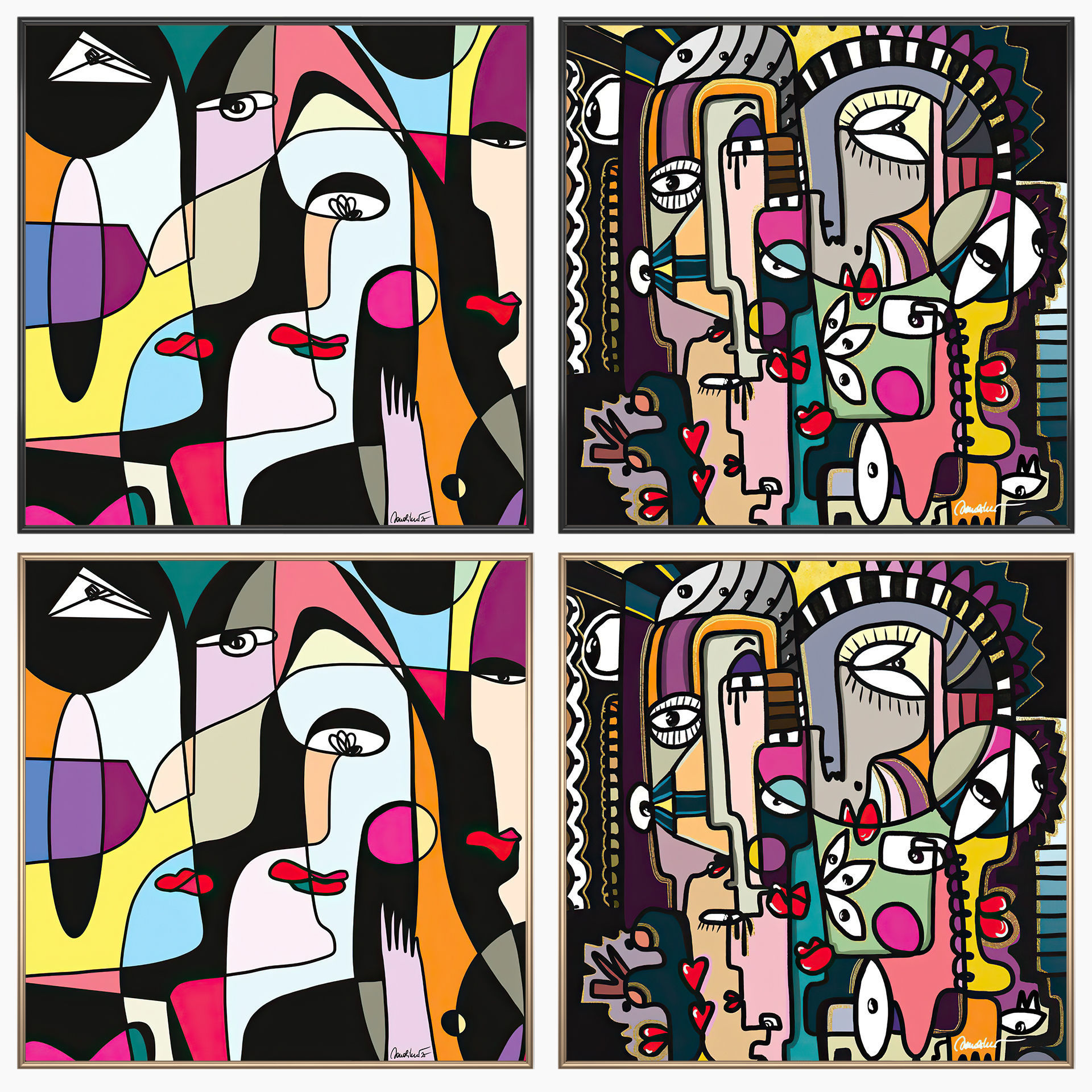 Wall Art Set 3475 3D model_1