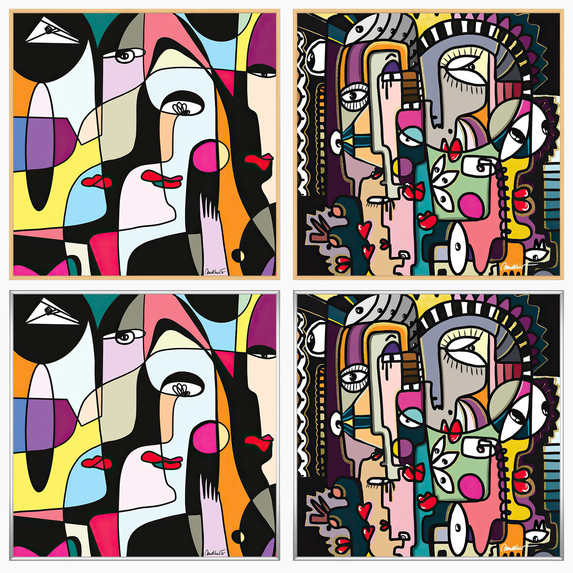 Wall Art Set 3475 3D model_2