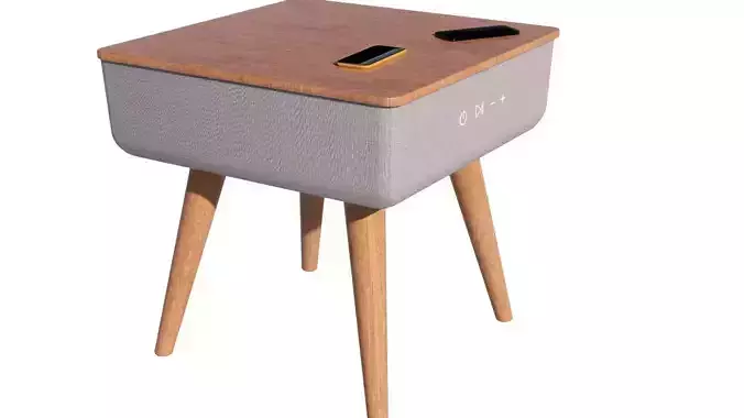 SOUND TABLE Low-poly 3D model