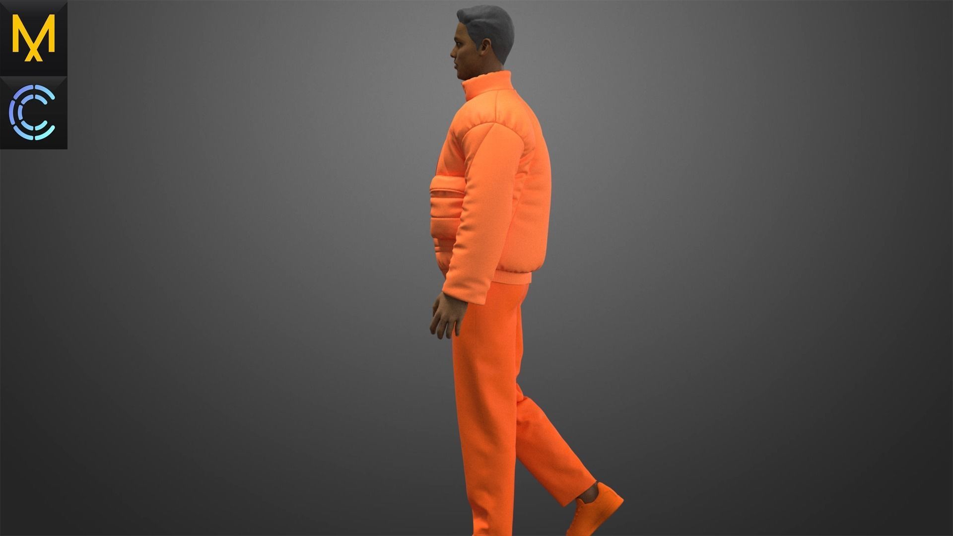 Outfit Male OBJ mtl FBX ZPRJ 3D model_4