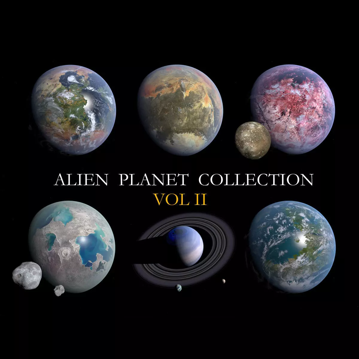 Fictional Alien Planet Collection - 8k - VOLUME II _0