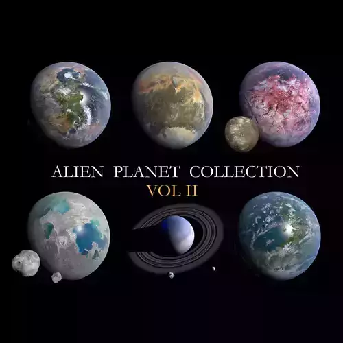 Fictional Alien Planet Collection - 8k - VOLUME II 