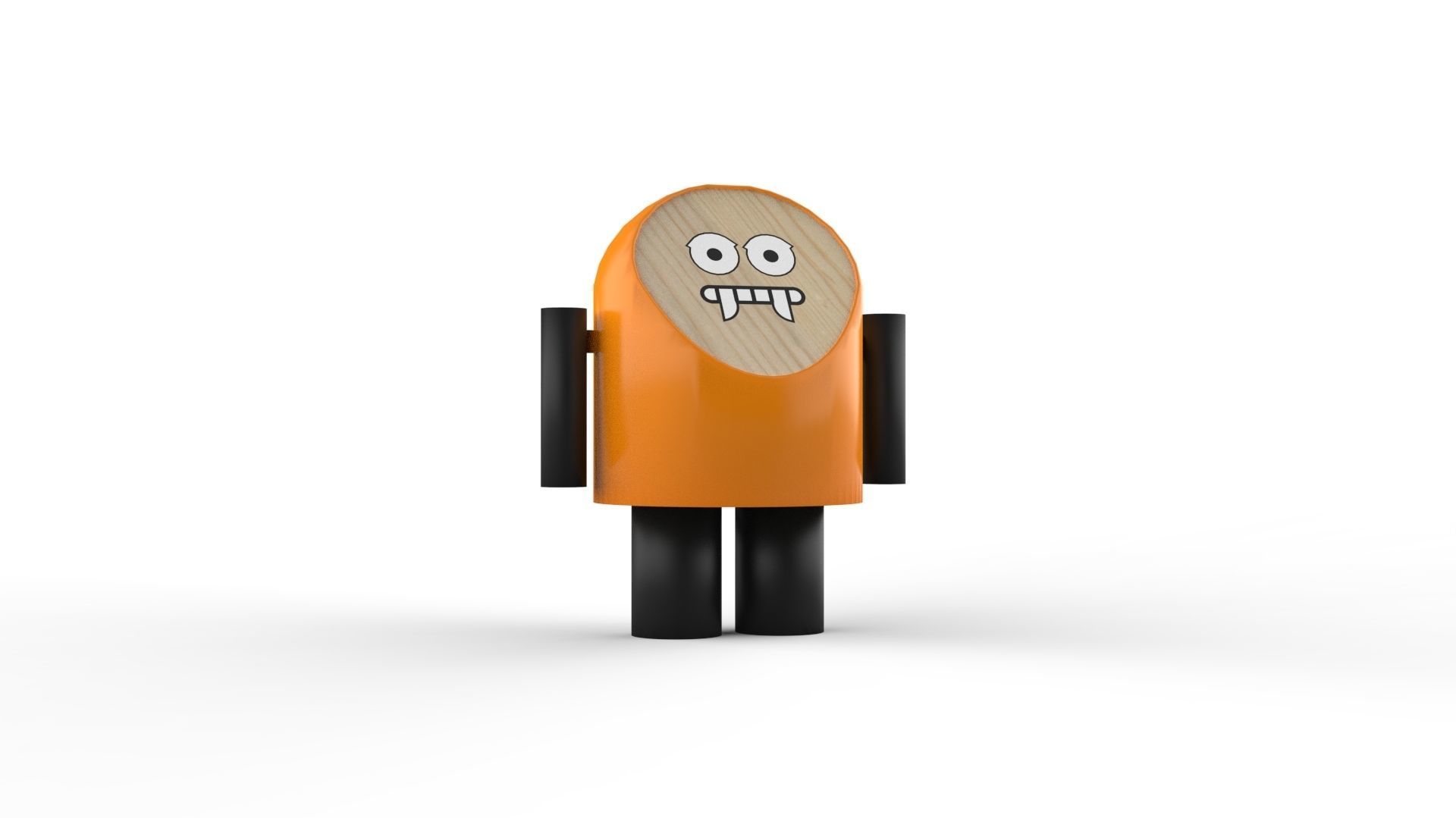 TOY ROBOT 01 3D print model_17