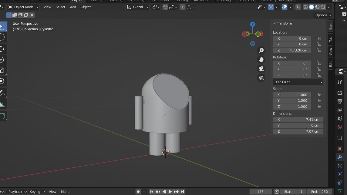 TOY ROBOT 01 3D print model_7
