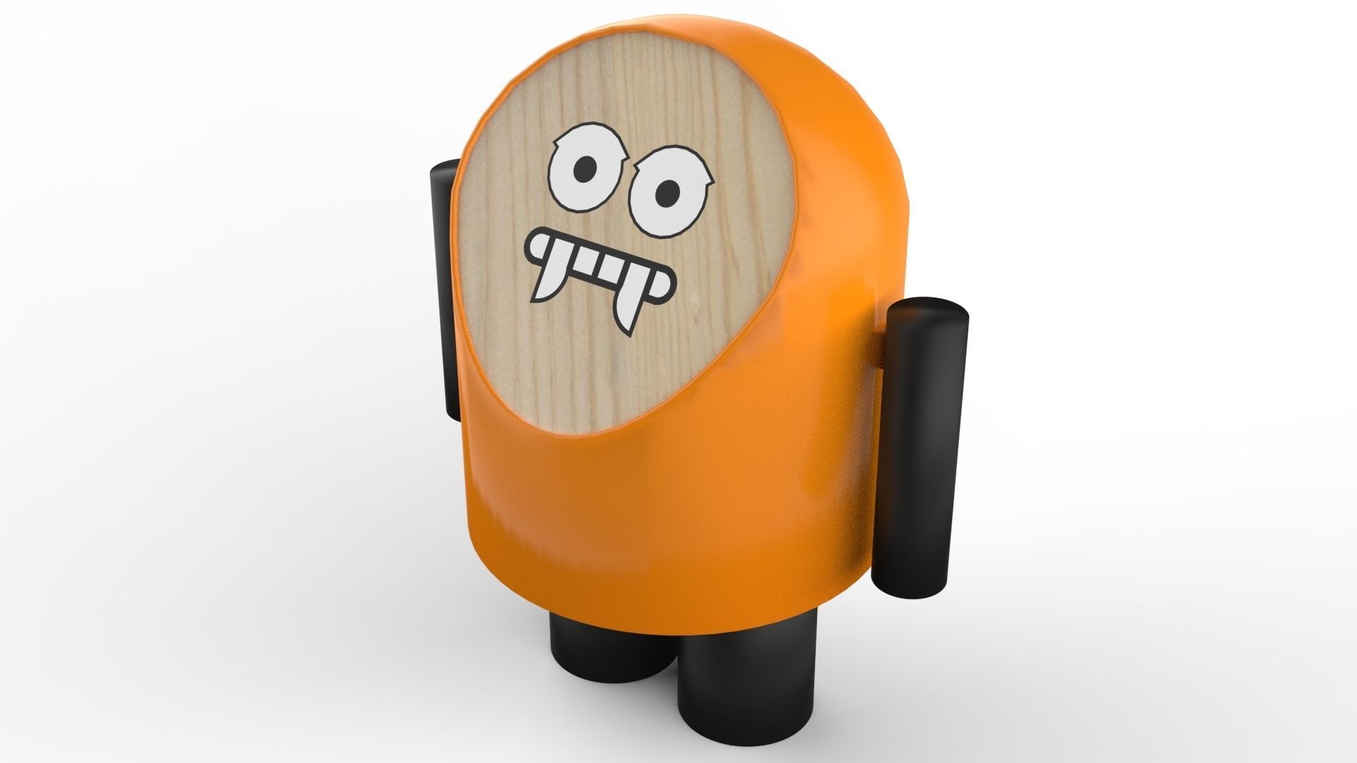 TOY ROBOT 01 3D print model_31