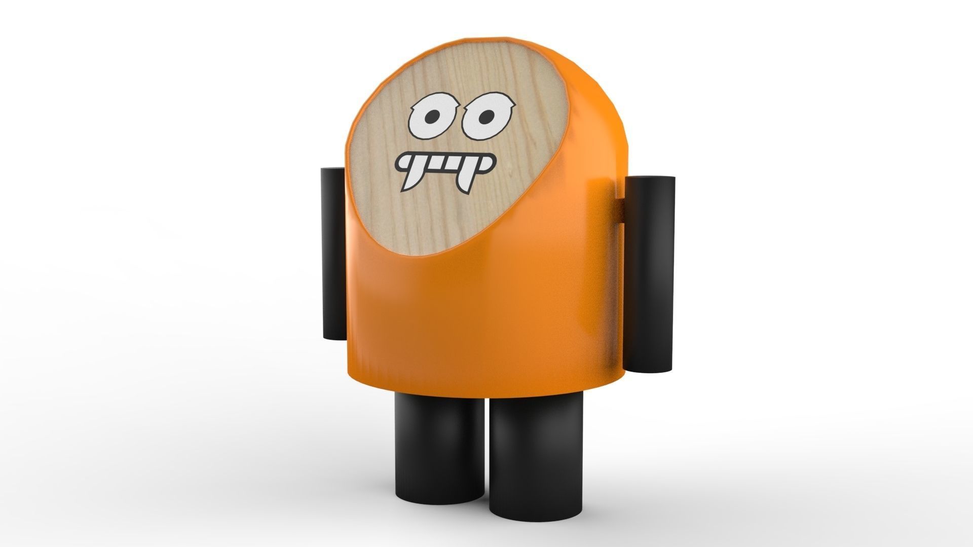 TOY ROBOT 01 3D print model_35