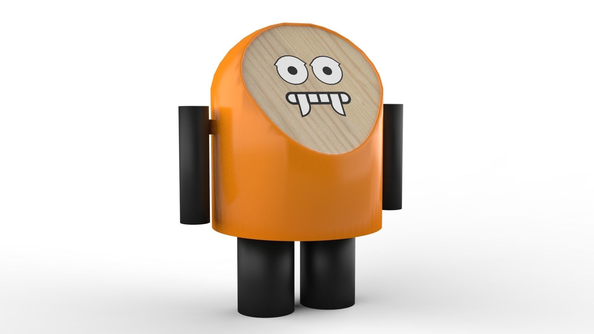 TOY ROBOT 01 3D print model_33