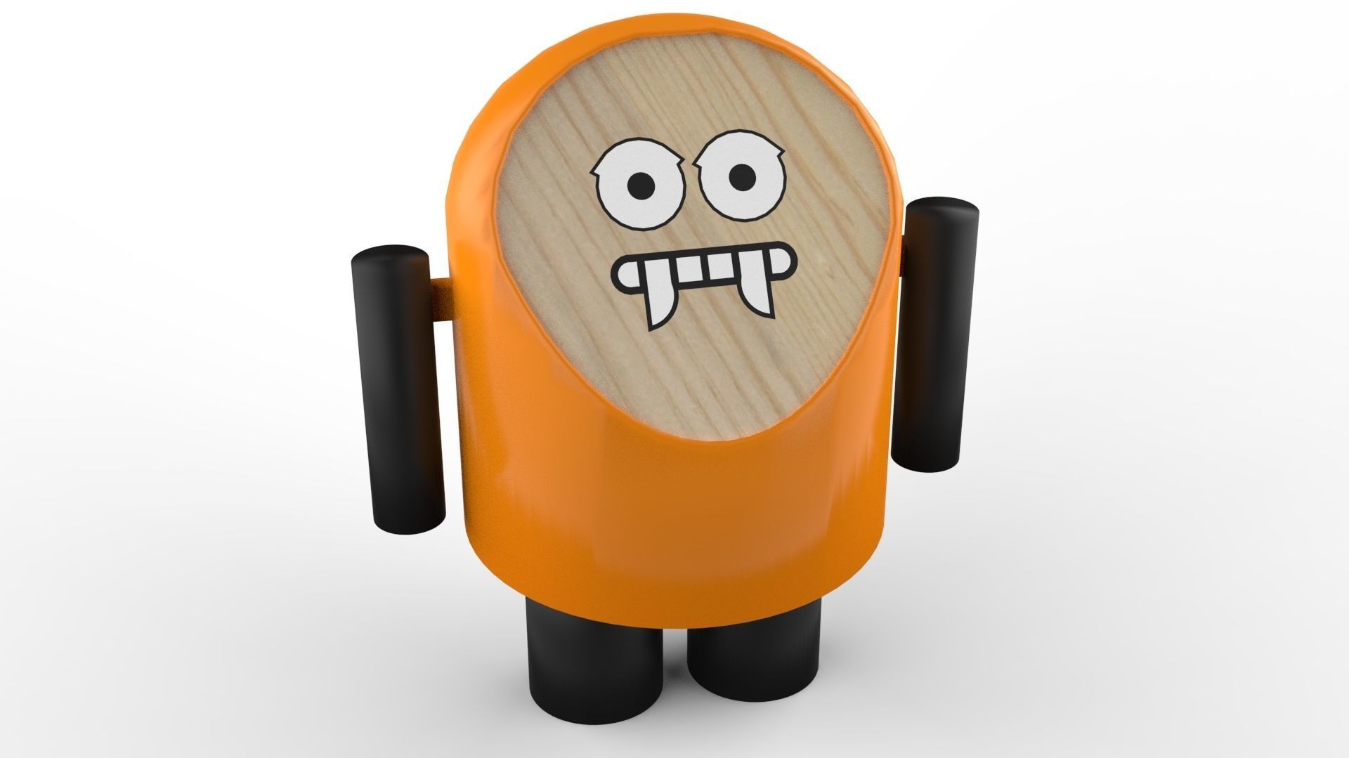 TOY ROBOT 01 3D print model_32