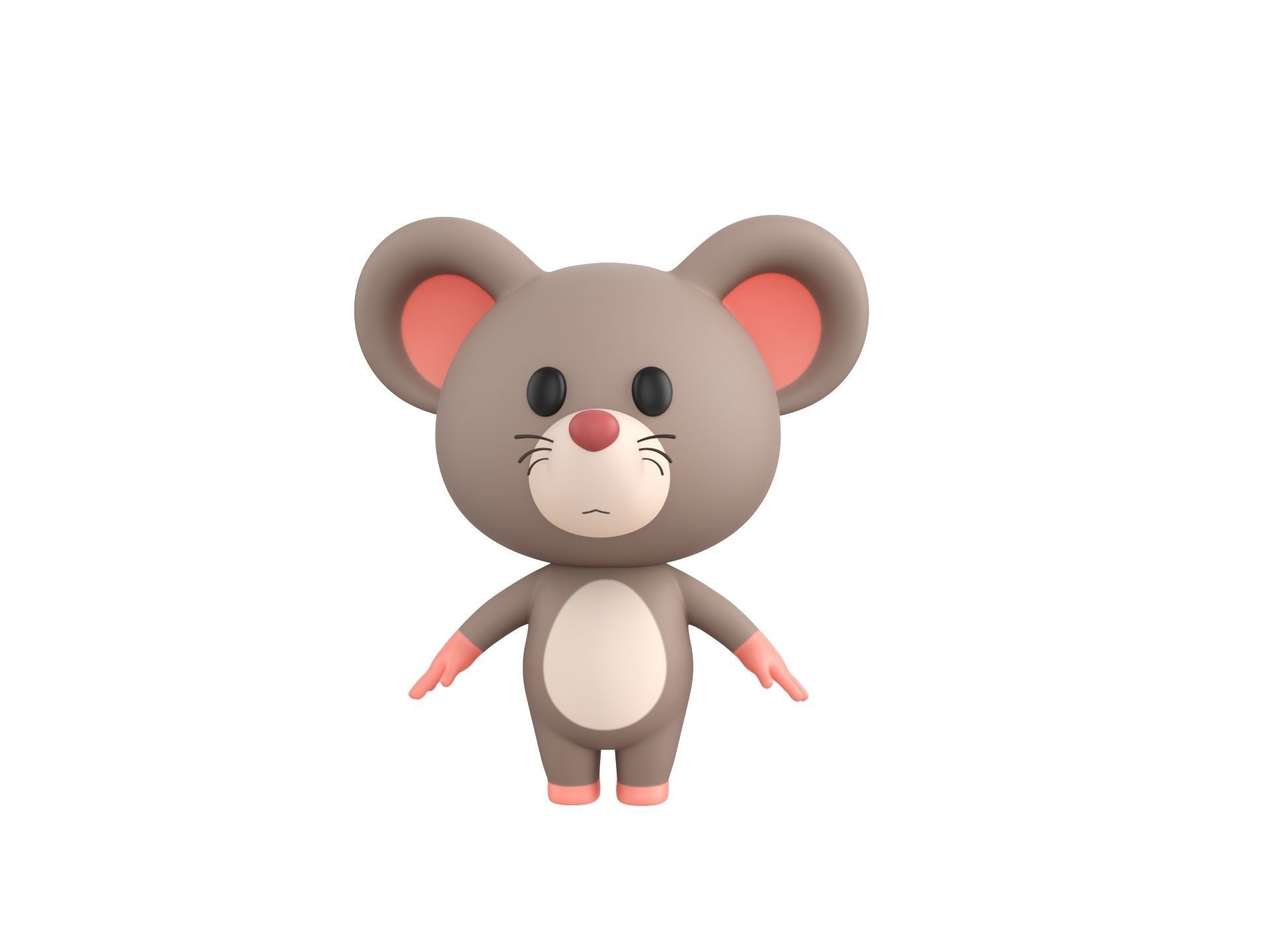 Character164 Rat 3D model_1