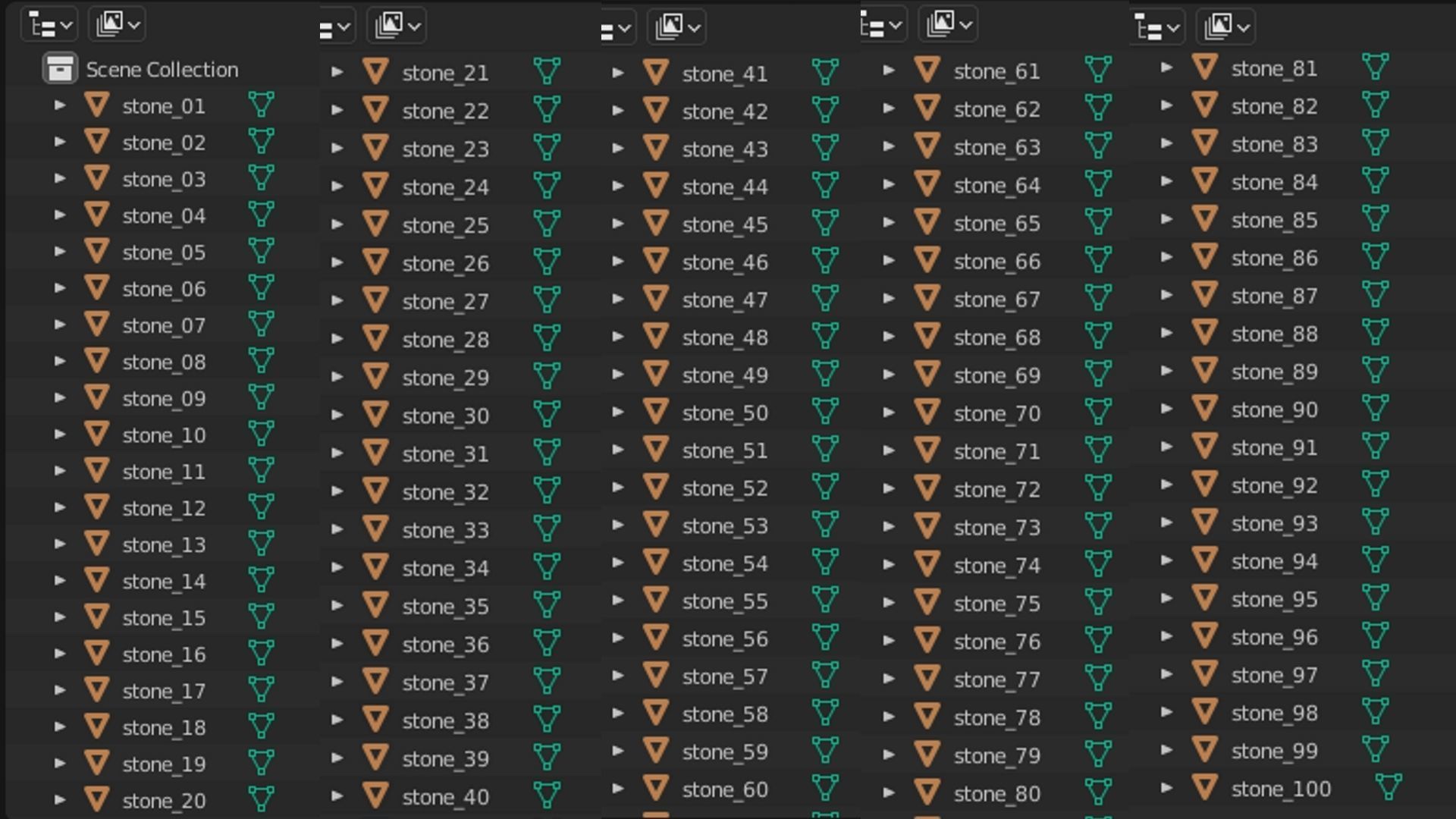 Low Poly Stone and Rock Mega pack Low-poly 3D model_20