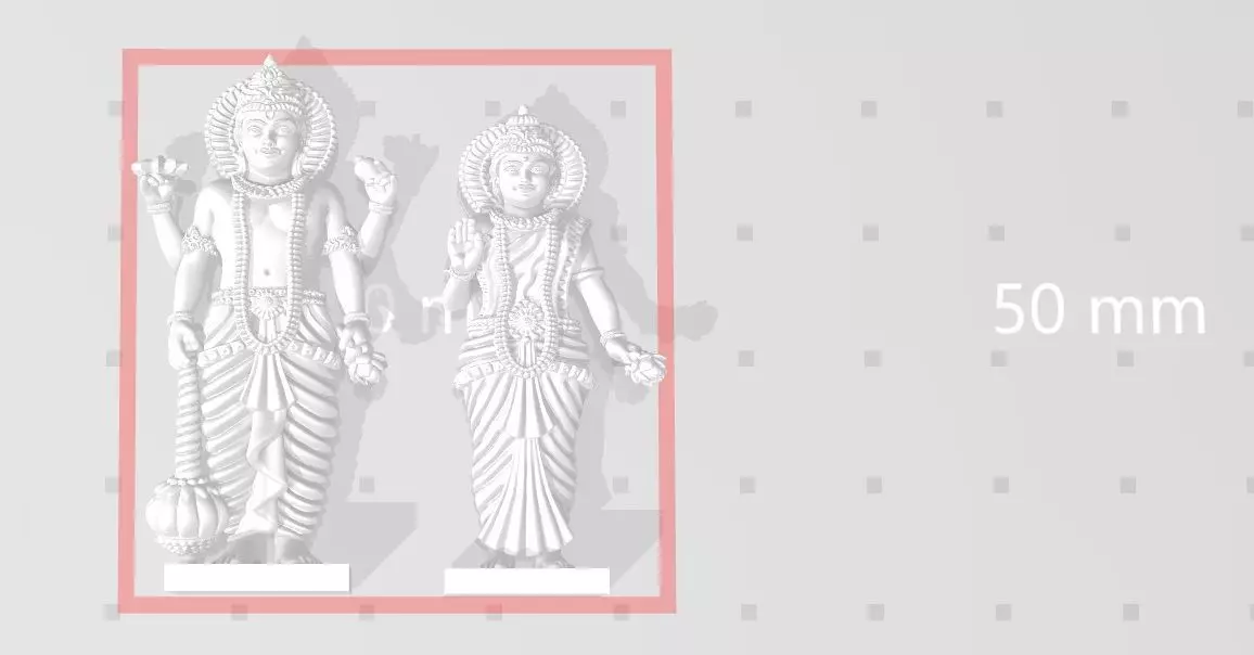 3D File of Laxmi Narayan Ready to print File 3D print model
