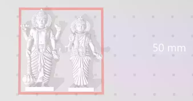 3D File of Laxmi Narayan Ready to print File