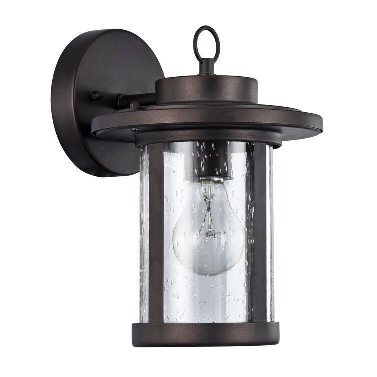 Sandin Seeded Glass Outdoor Sconce - 2 Colour 3D model_5