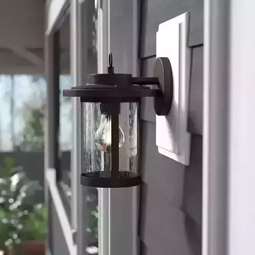 Sandin Seeded Glass Outdoor Sconce - 2 Colour