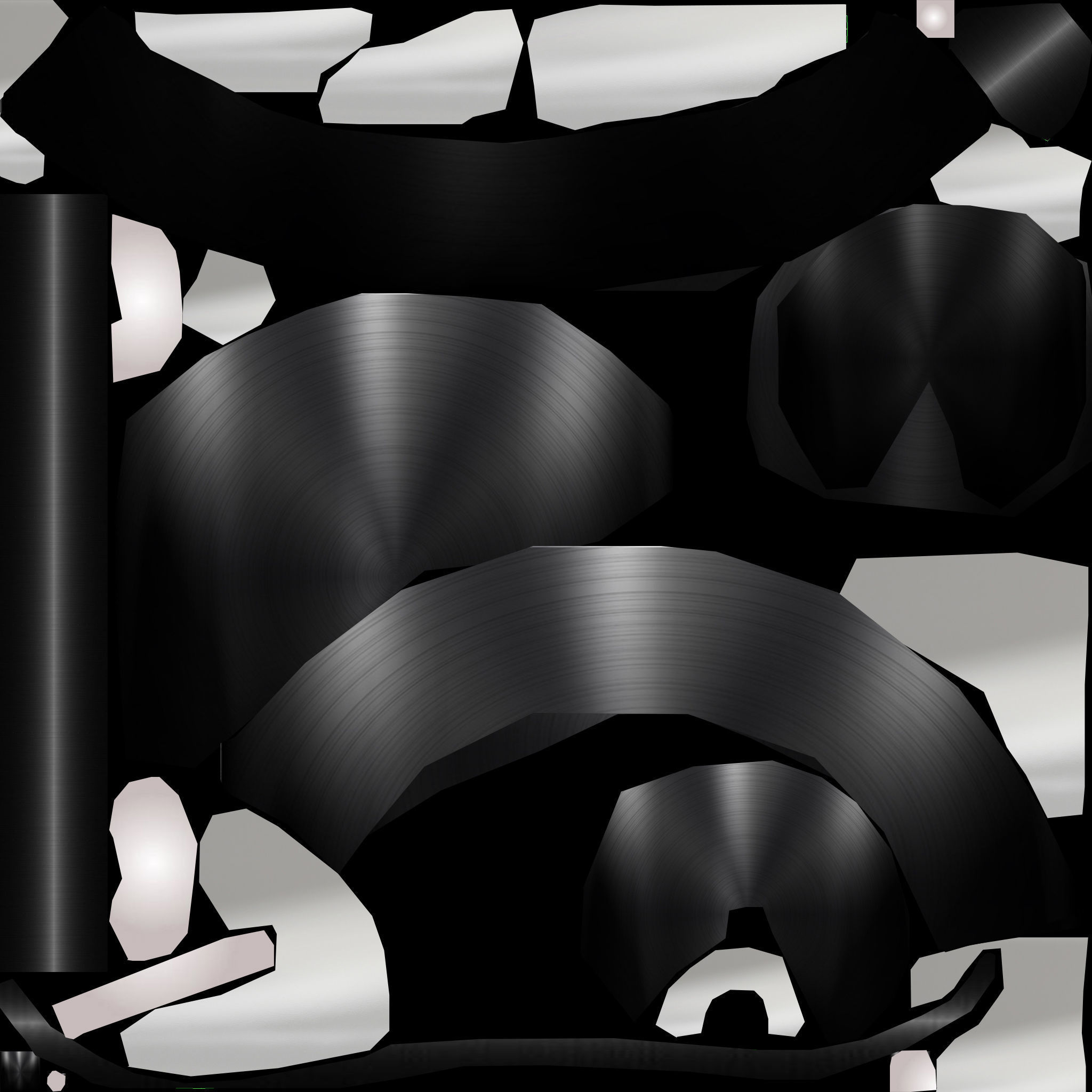 Low poly Table Lamp Low-poly 3D model_5