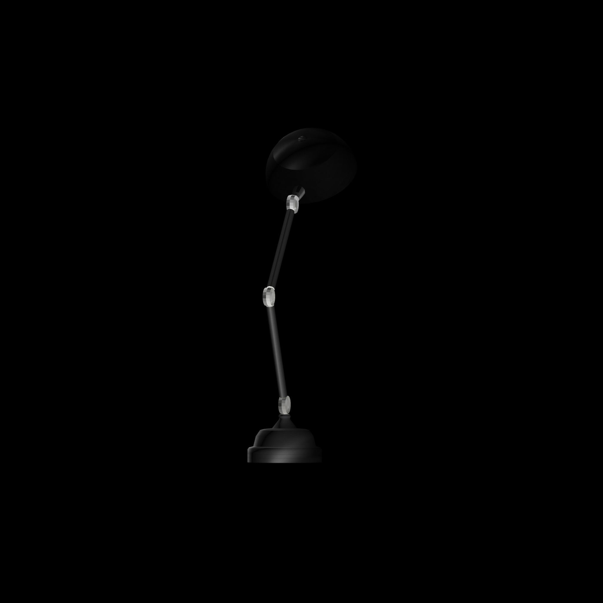 Low poly Table Lamp Low-poly 3D model_2