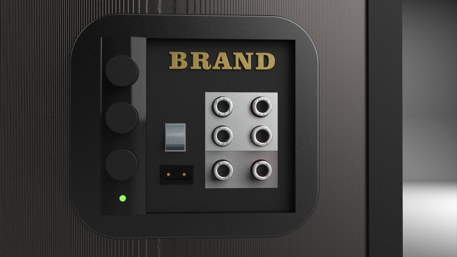 Desktop speaker V2 3D model_8