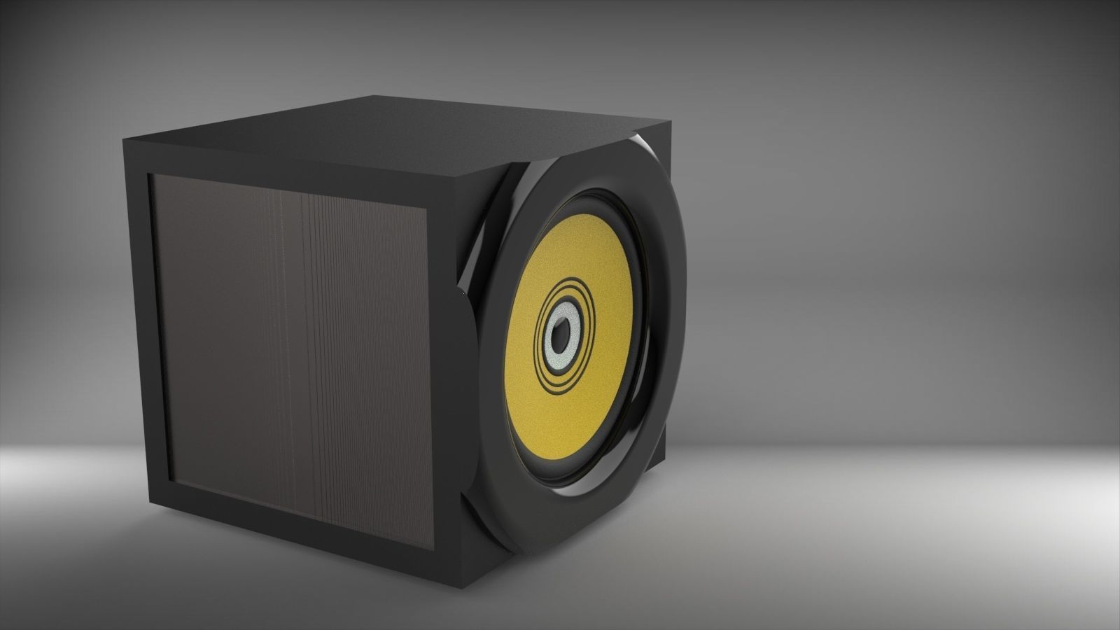 Desktop speaker V2 3D model_5