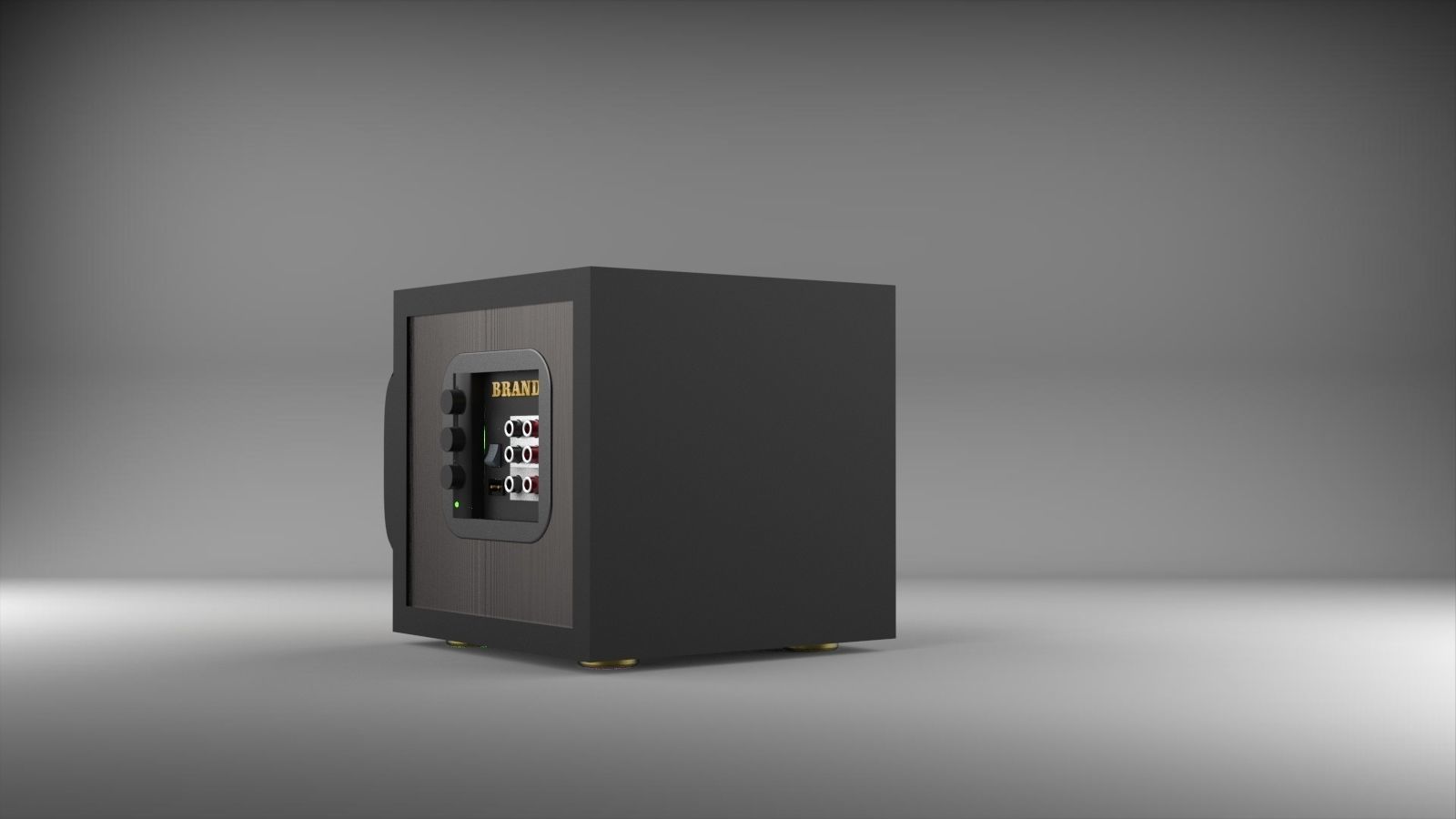 Desktop speaker V2 3D model_6