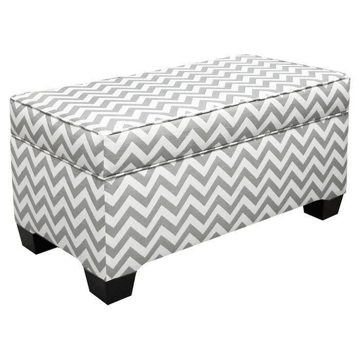 Hada Rectangle Storage Ottoman  3D model_1