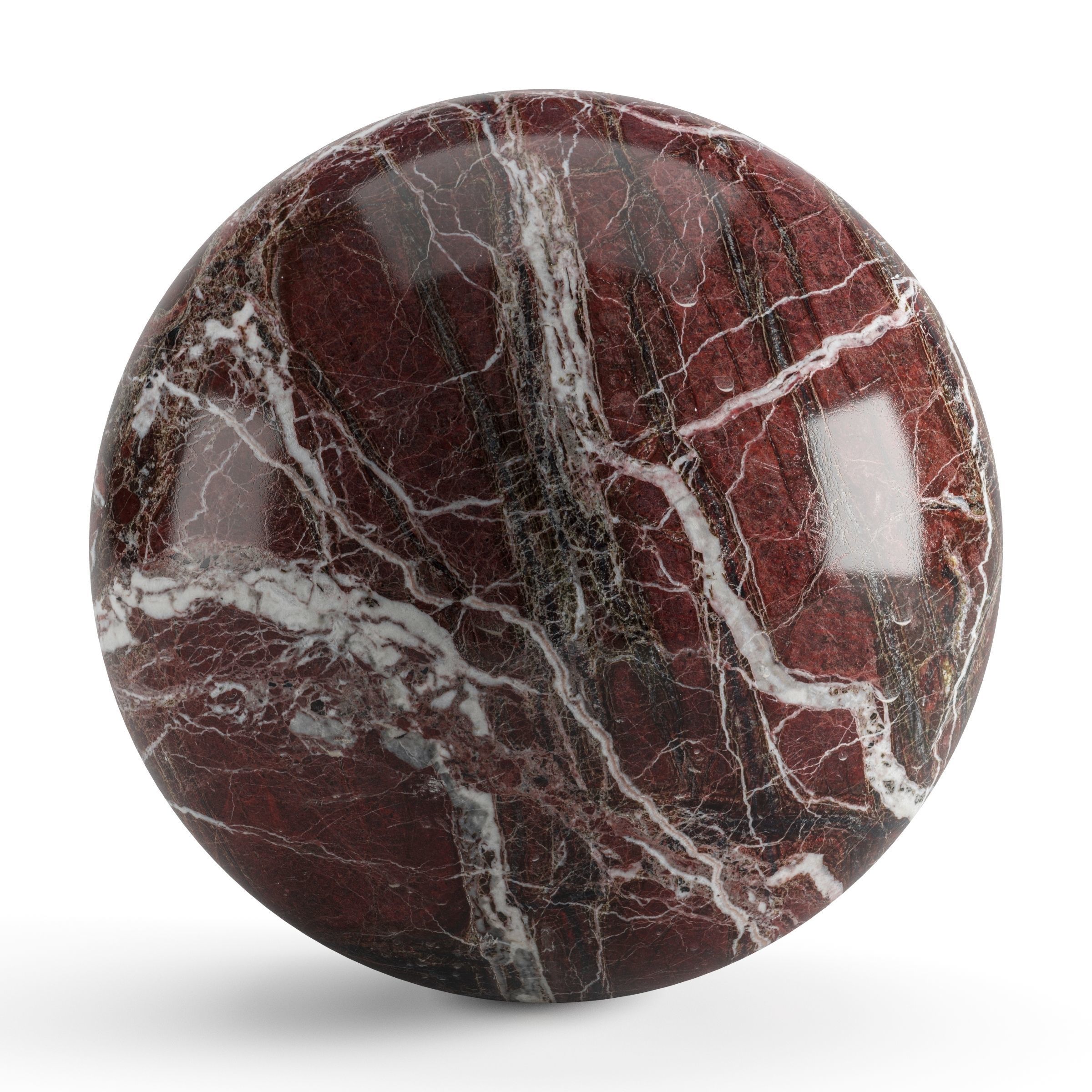 Red marble v2 - 6 textures at 8k Texture_8