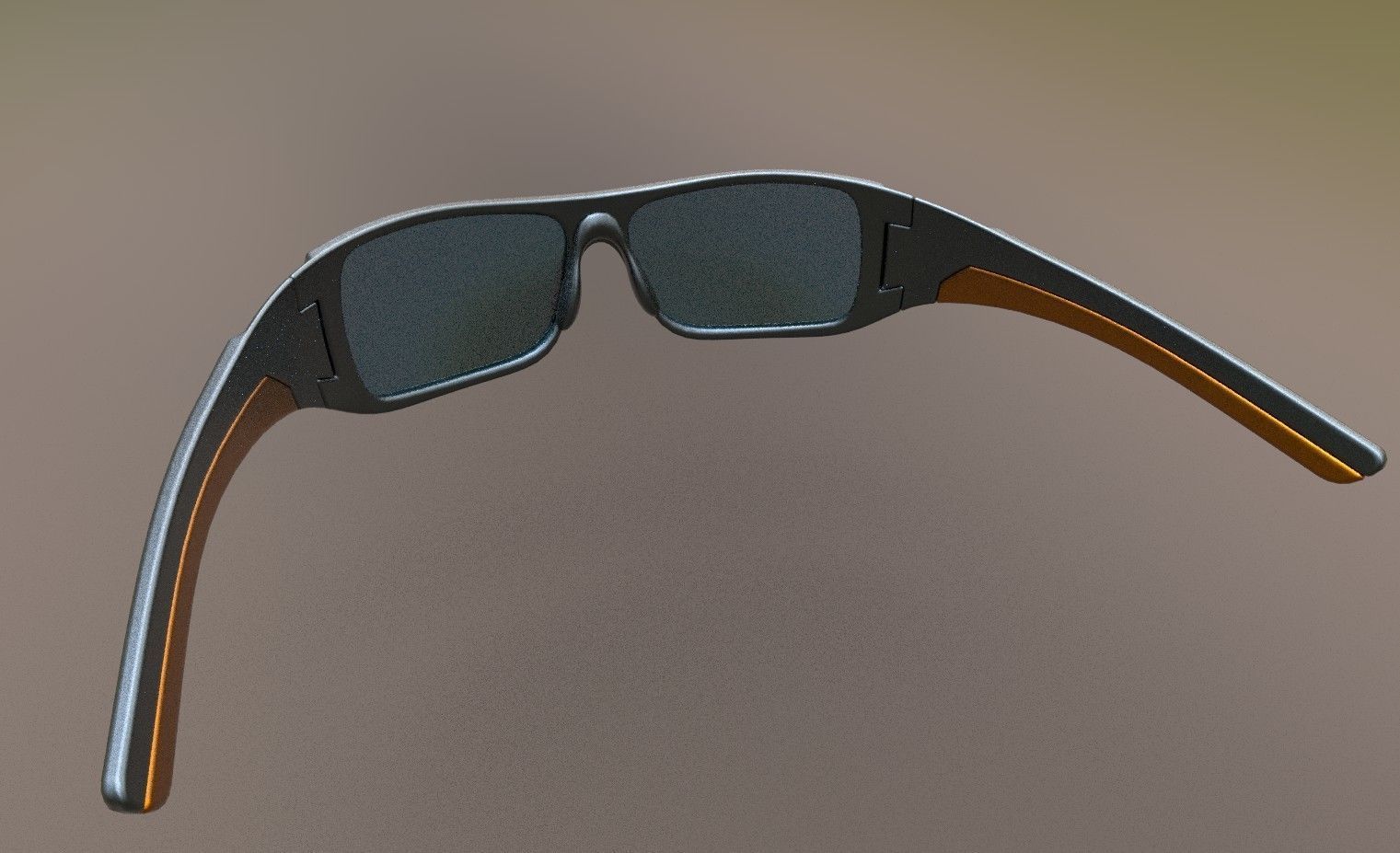 sunGlass2 pair of sunglasses Low-poly 3D model_2