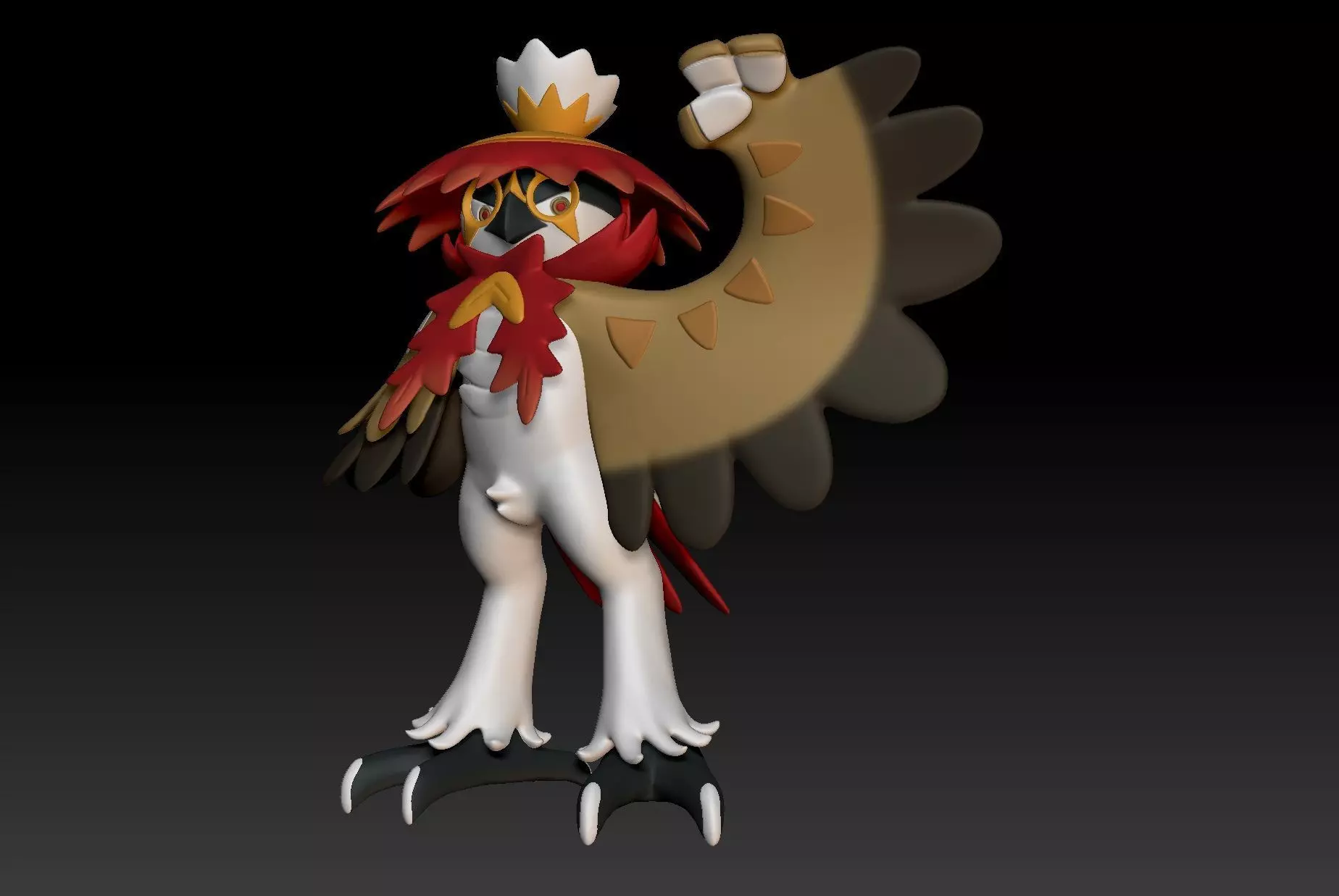 Pokemon Hisuian Decidueye 3D print model_0