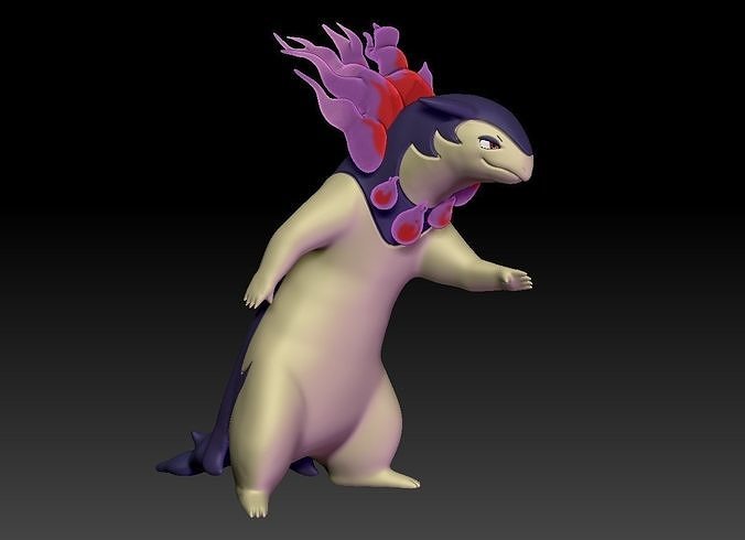 Pokemon Hisuian Typhlosion 3D print model