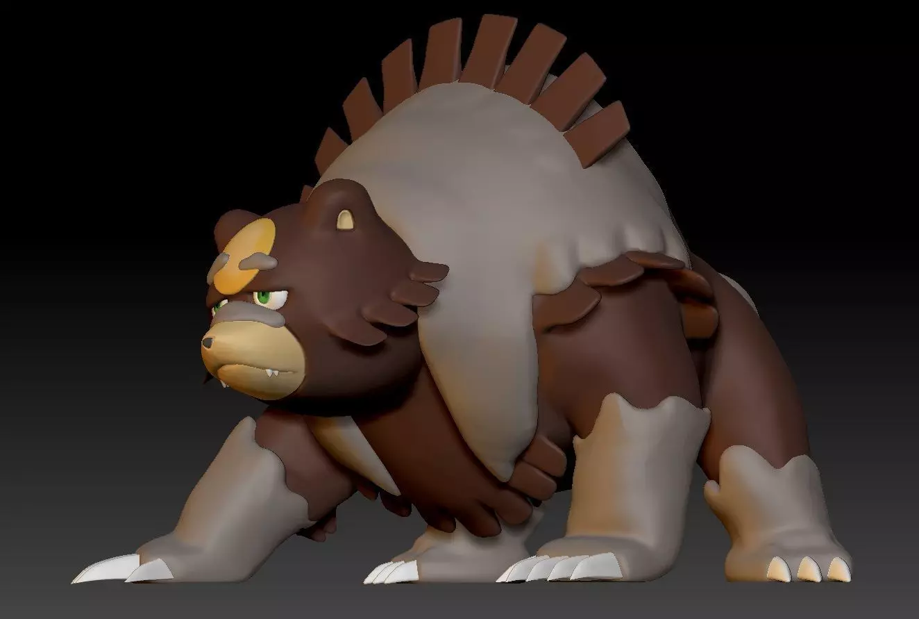 Pokemon Ursaluna 3D print model_0