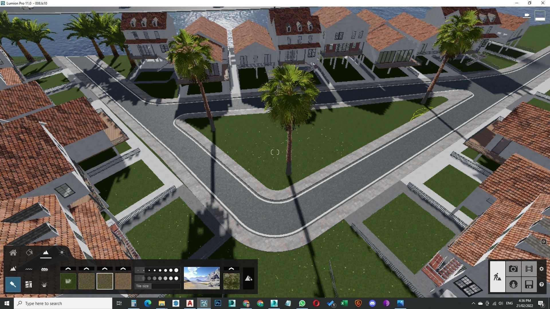 Housing Society Development Design along beach 3D model_37