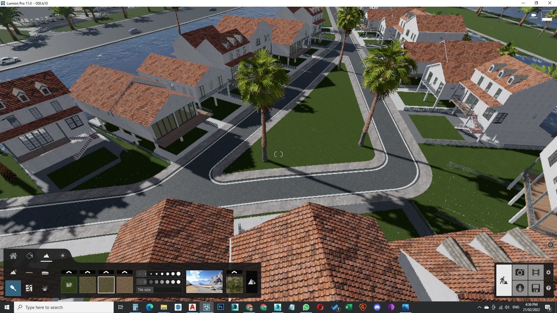 Housing Society Development Design along beach 3D model_31