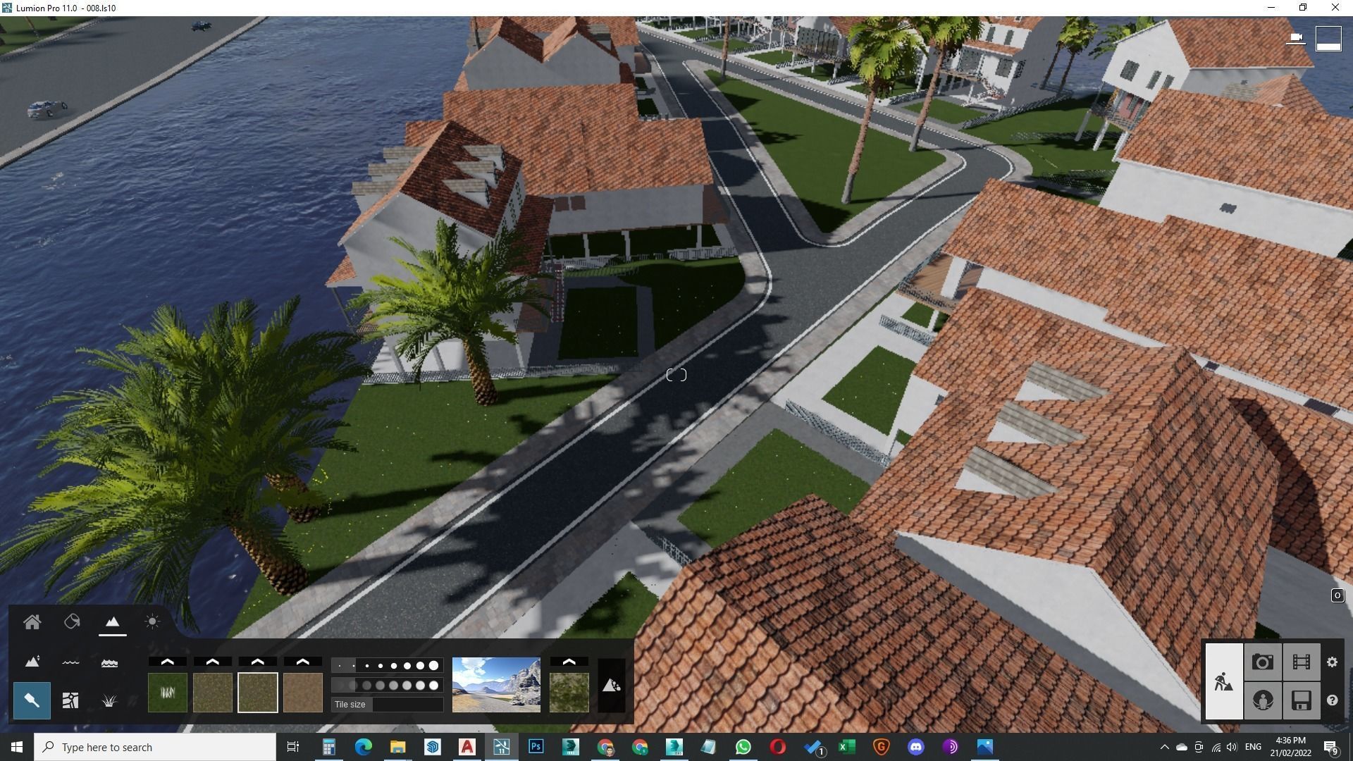 Housing Society Development Design along beach 3D model_34