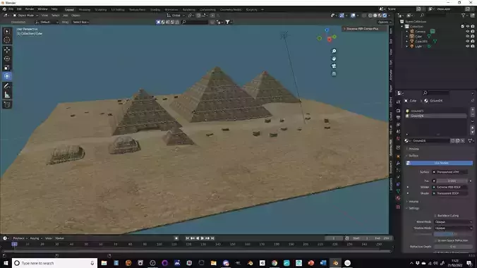 The Pyramids at Giza 