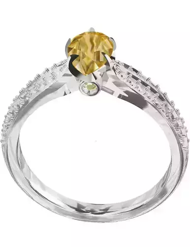yellow diamond wedding ring