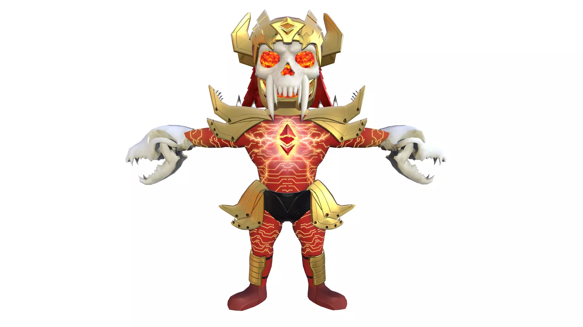 Ethereum Ranger Low-poly 3D model