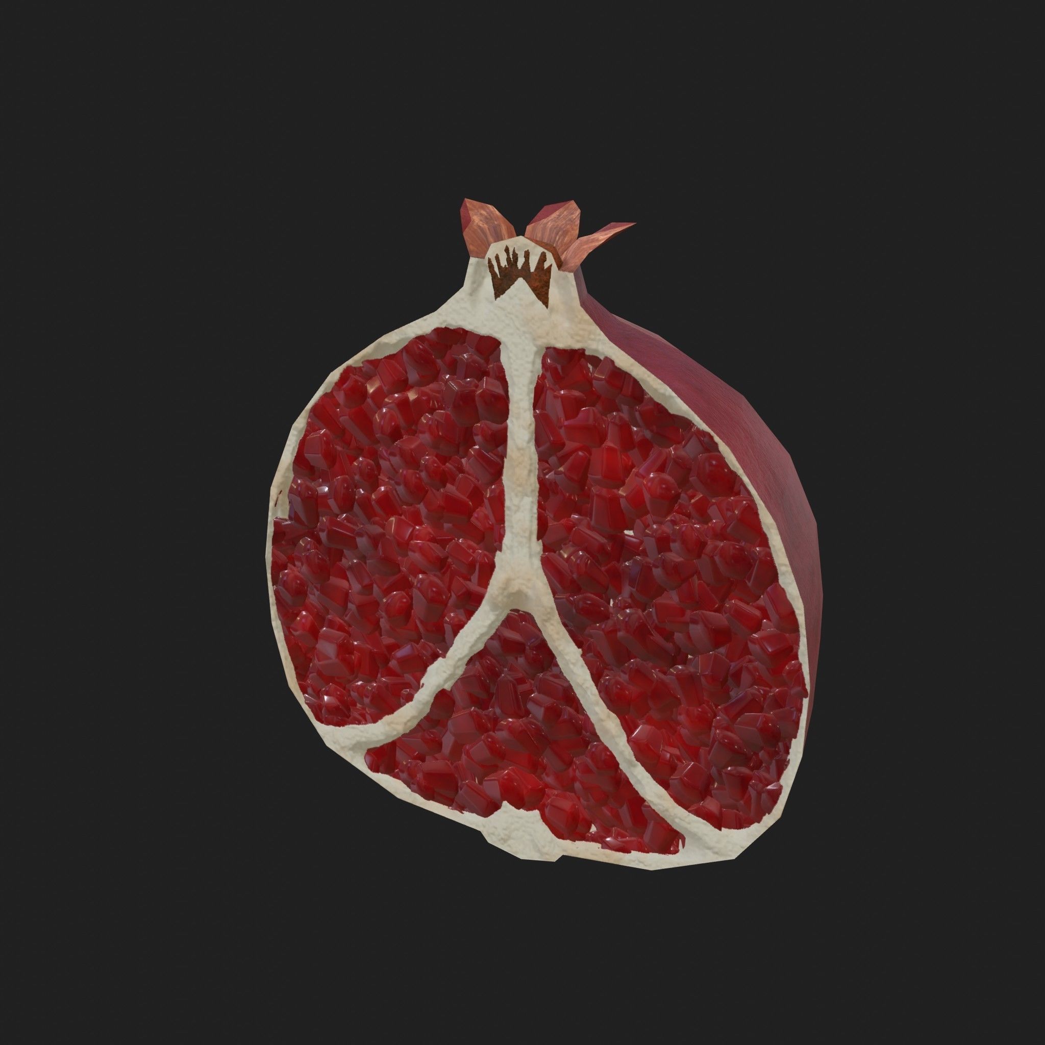 Fruits and Vegetables - Apple Onion Orange Tomato 19 Piece Set Low-poly 3D model_16