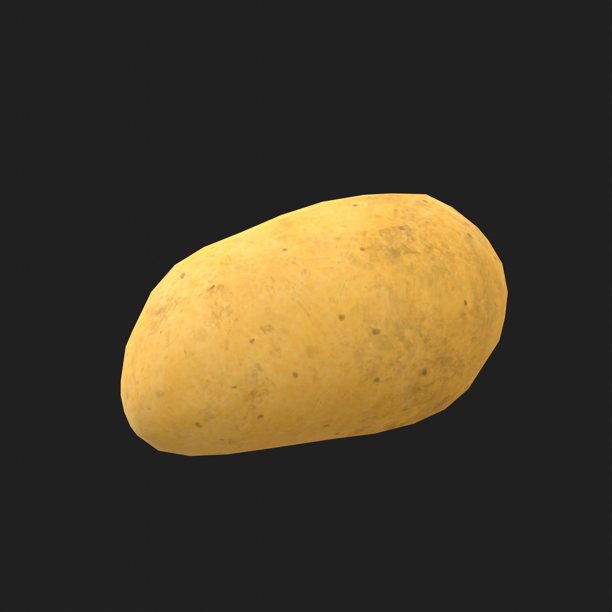 Fruits and Vegetables - Apple Onion Orange Tomato 19 Piece Set Low-poly 3D model_19