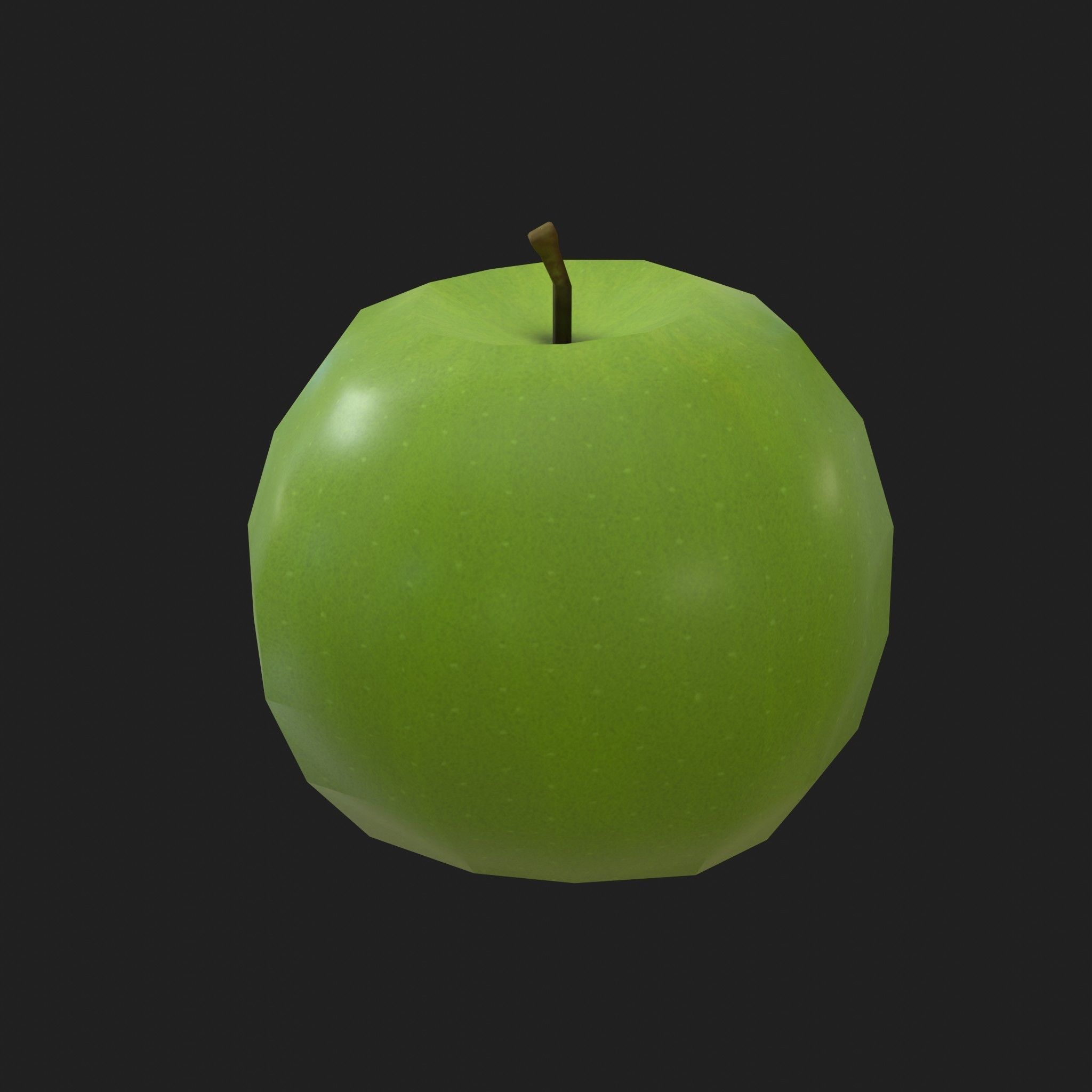 Fruits and Vegetables - Apple Onion Orange Tomato 19 Piece Set Low-poly 3D model_4