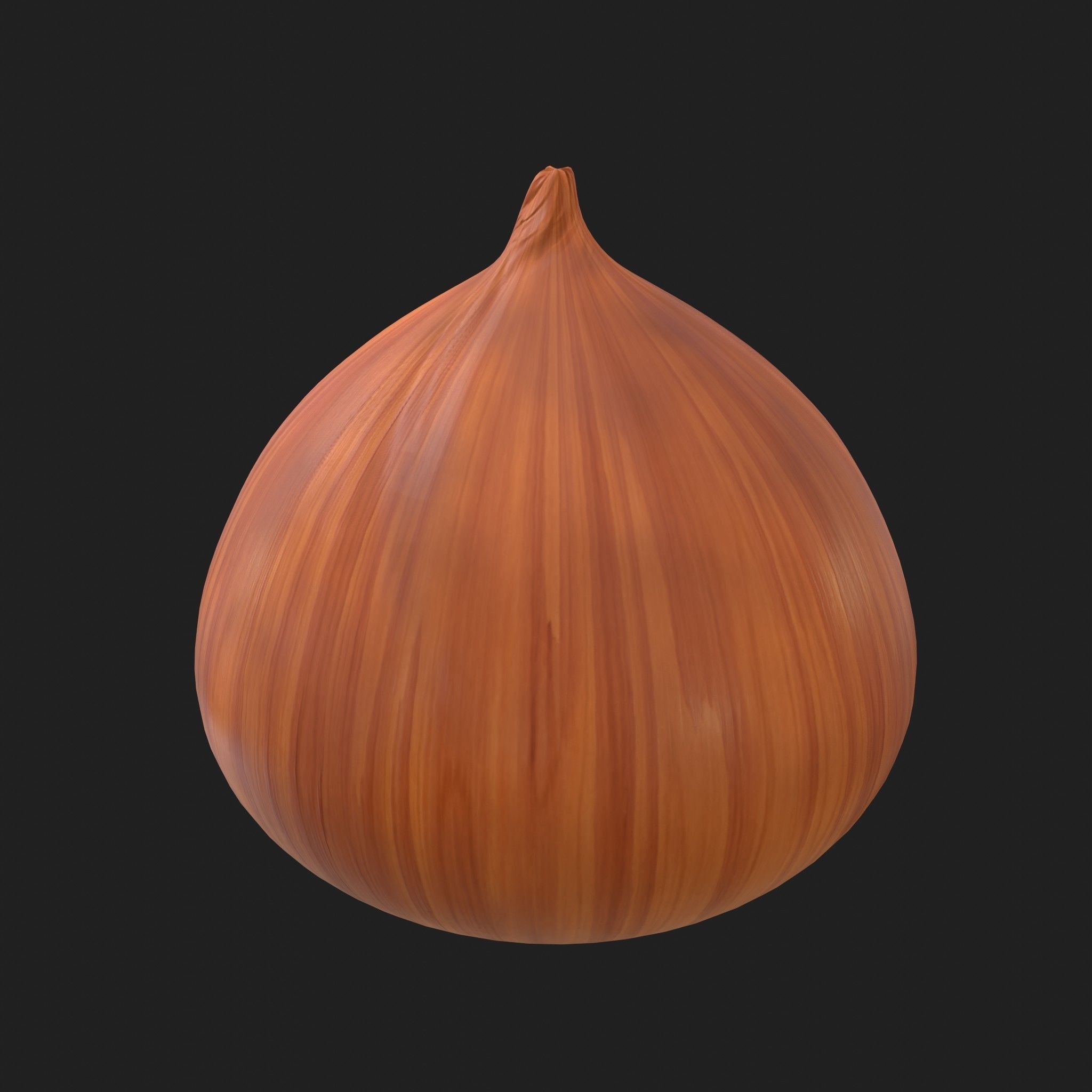 Fruits and Vegetables - Apple Onion Orange Tomato 19 Piece Set Low-poly 3D model_12