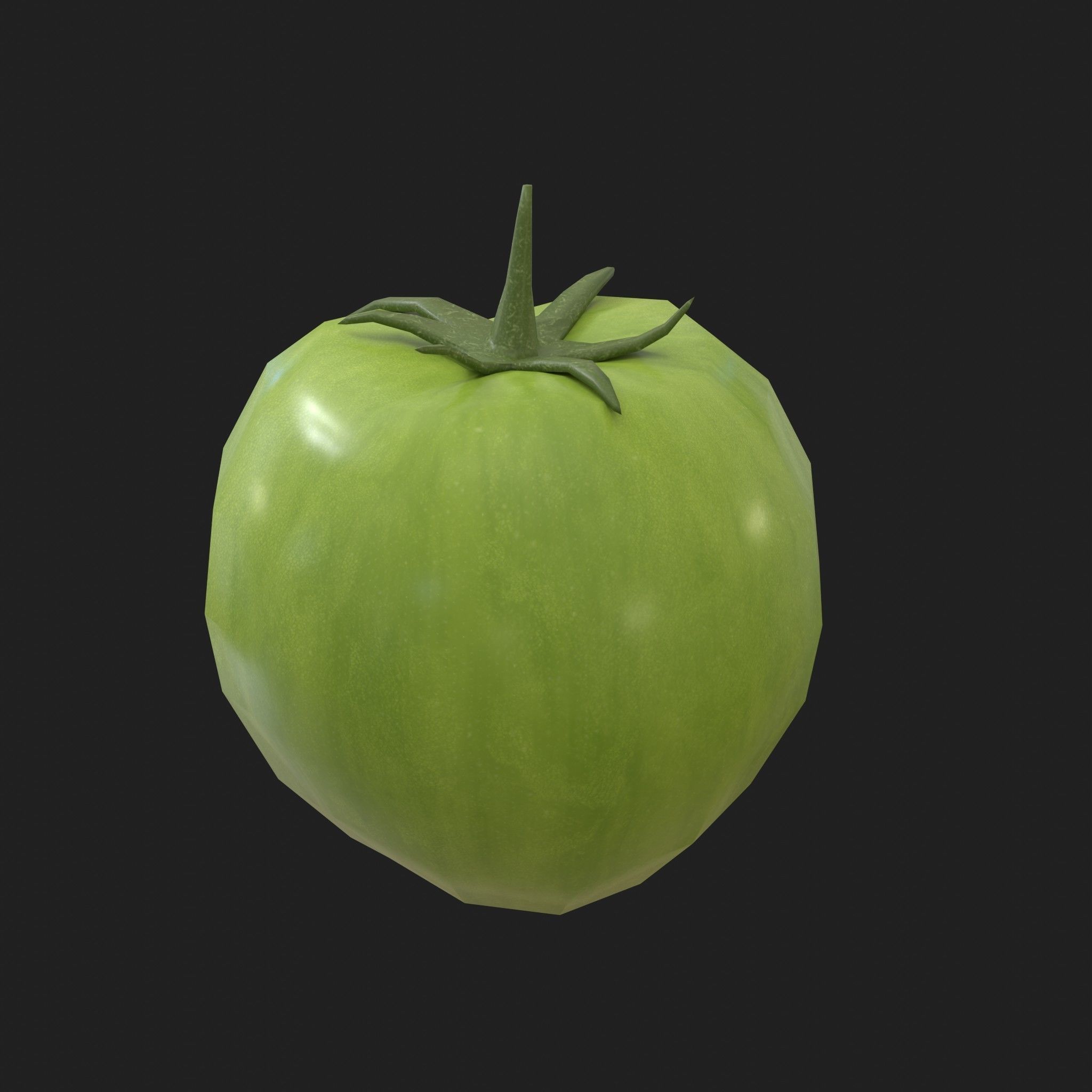 Fruits and Vegetables - Apple Onion Orange Tomato 19 Piece Set Low-poly 3D model_20