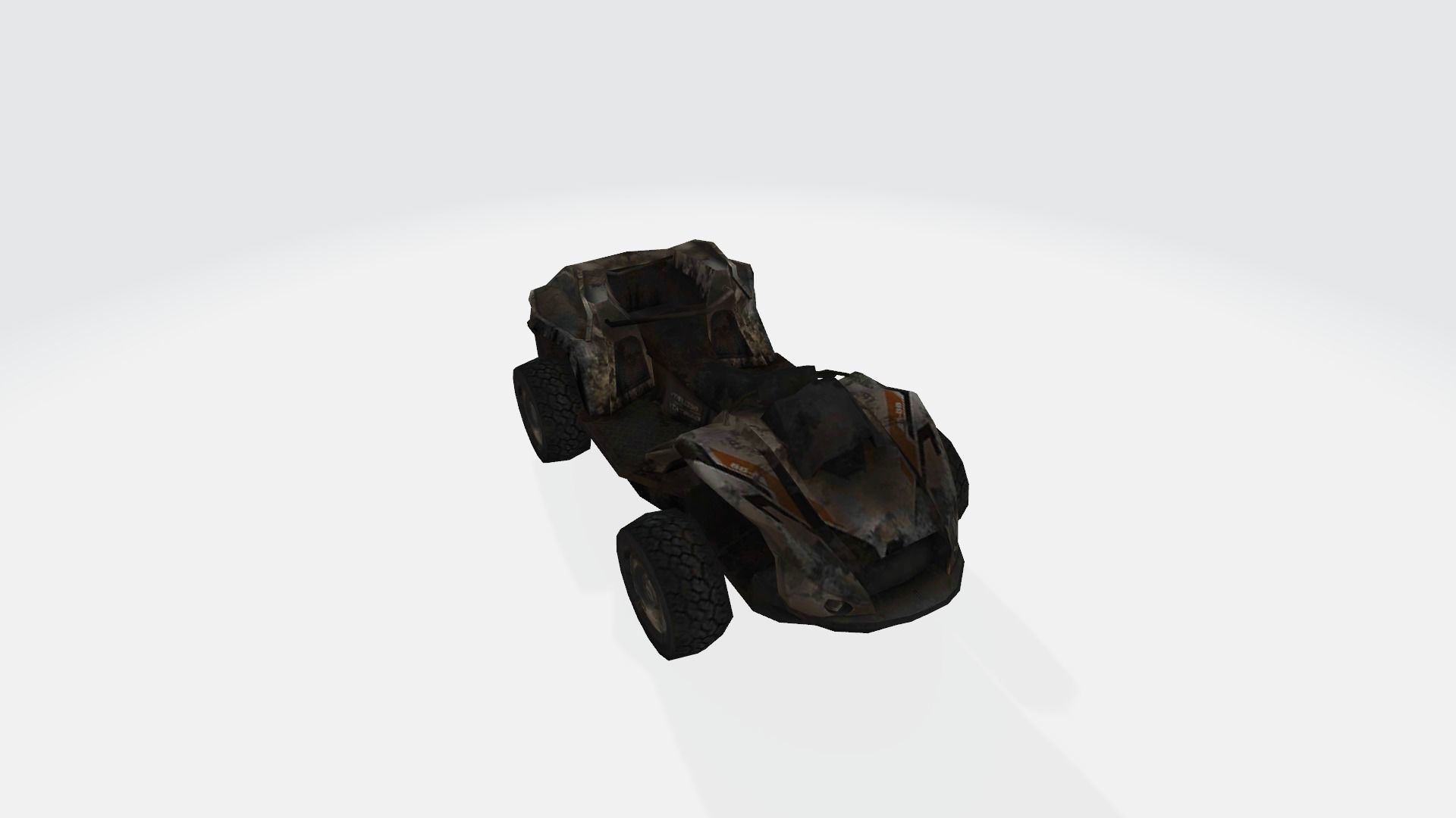 Vehicle car Amphibian 12x 3D model_23