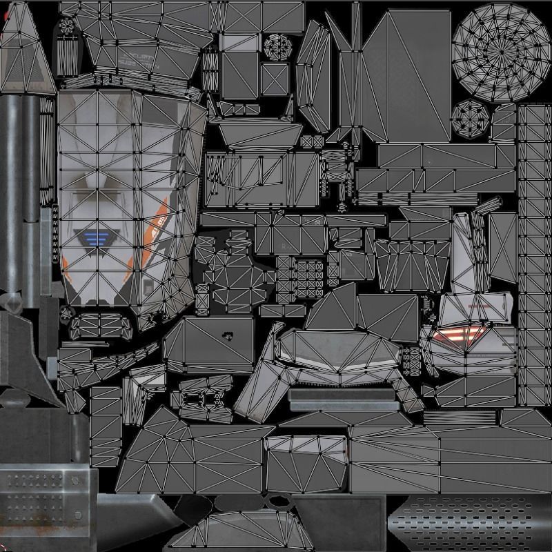 Vehicle car Amphibian 12x 3D model_7