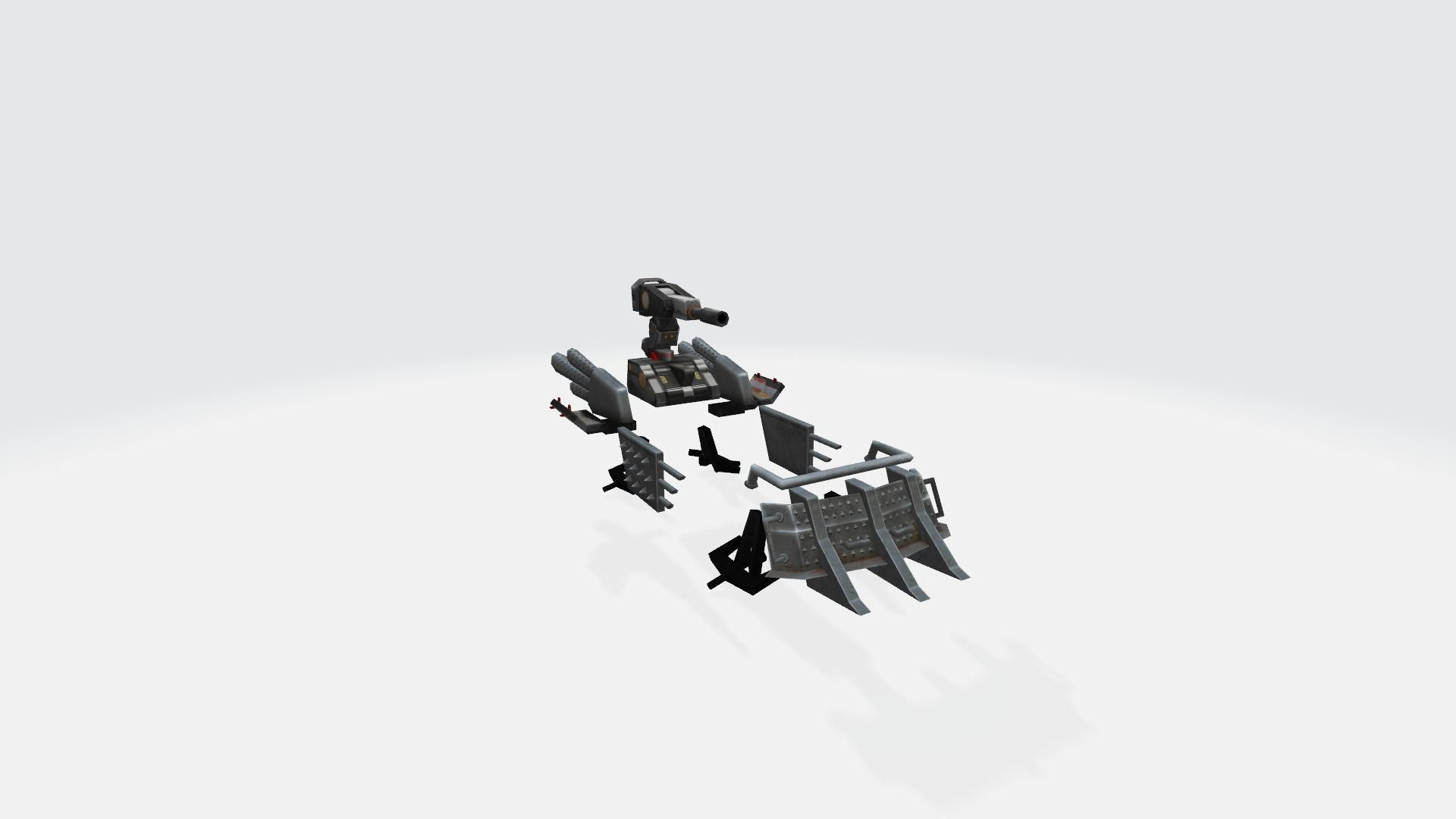 Vehicle car Amphibian 12x 3D model_22