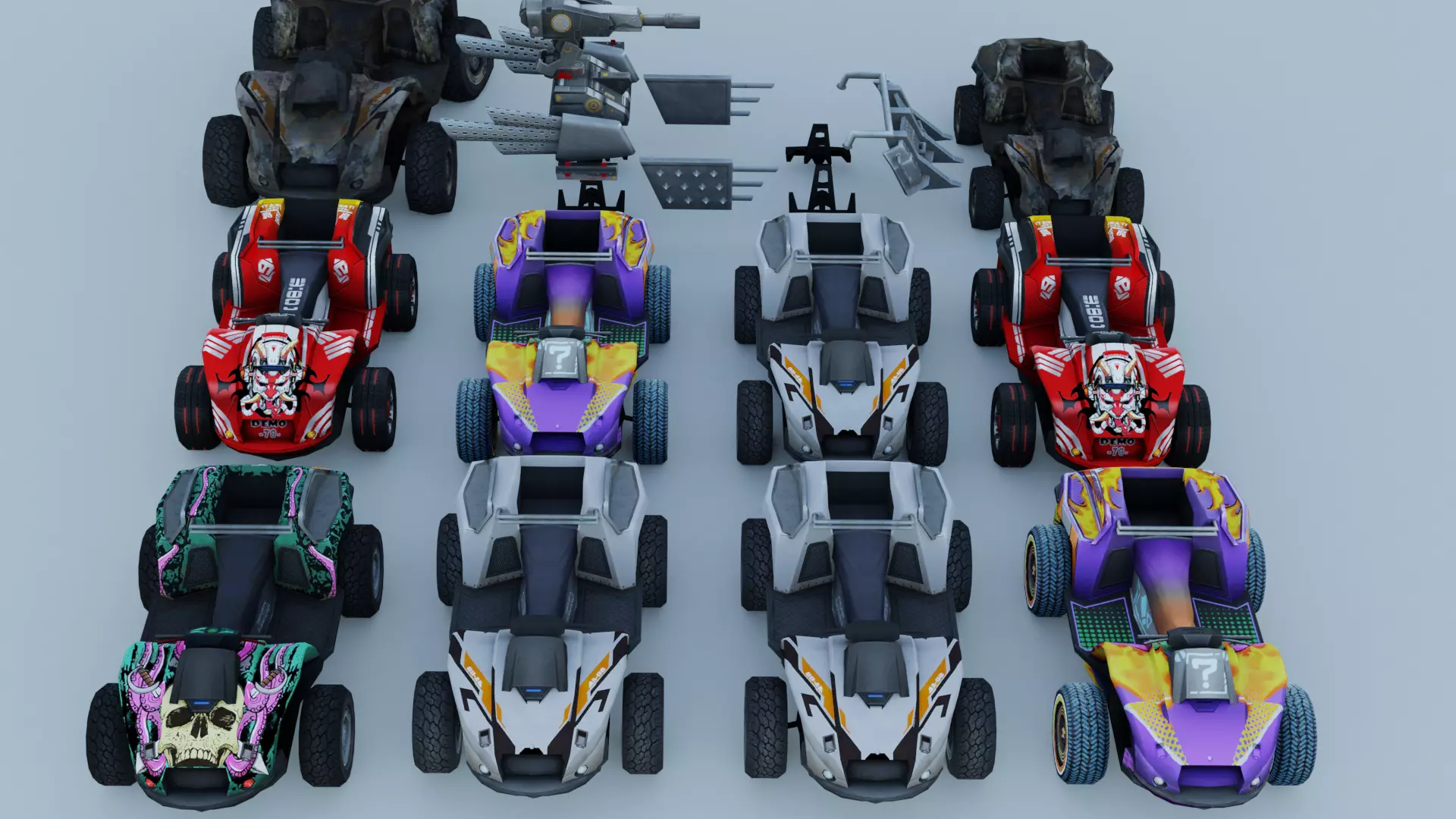 Vehicle car Amphibian 12x 3D model_0