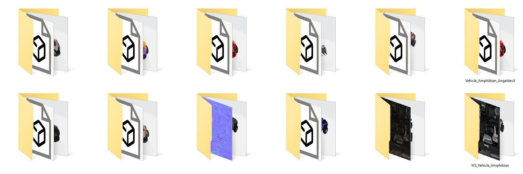 Vehicle car Amphibian 12x 3D model_14