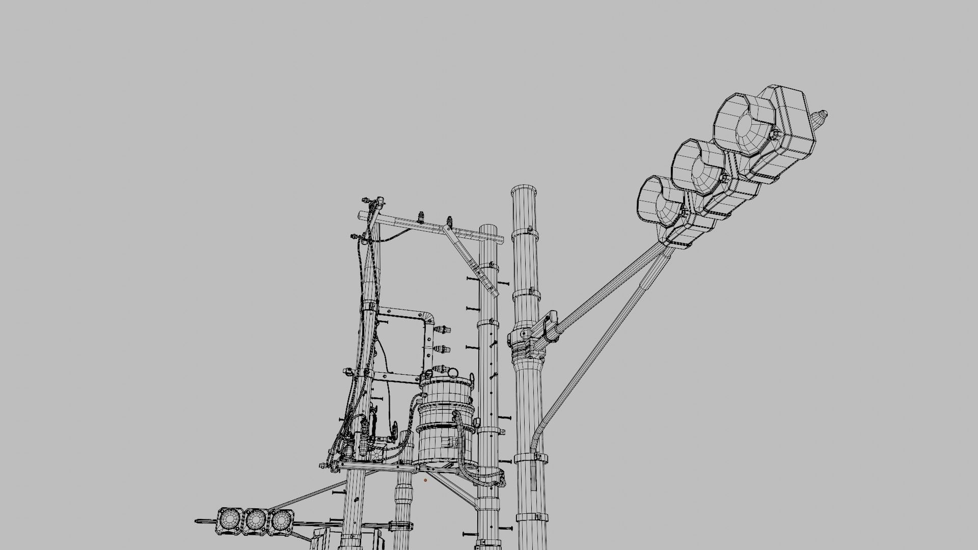 high quality traffic lights with 8k pbr textures  Low-poly 3D model_15