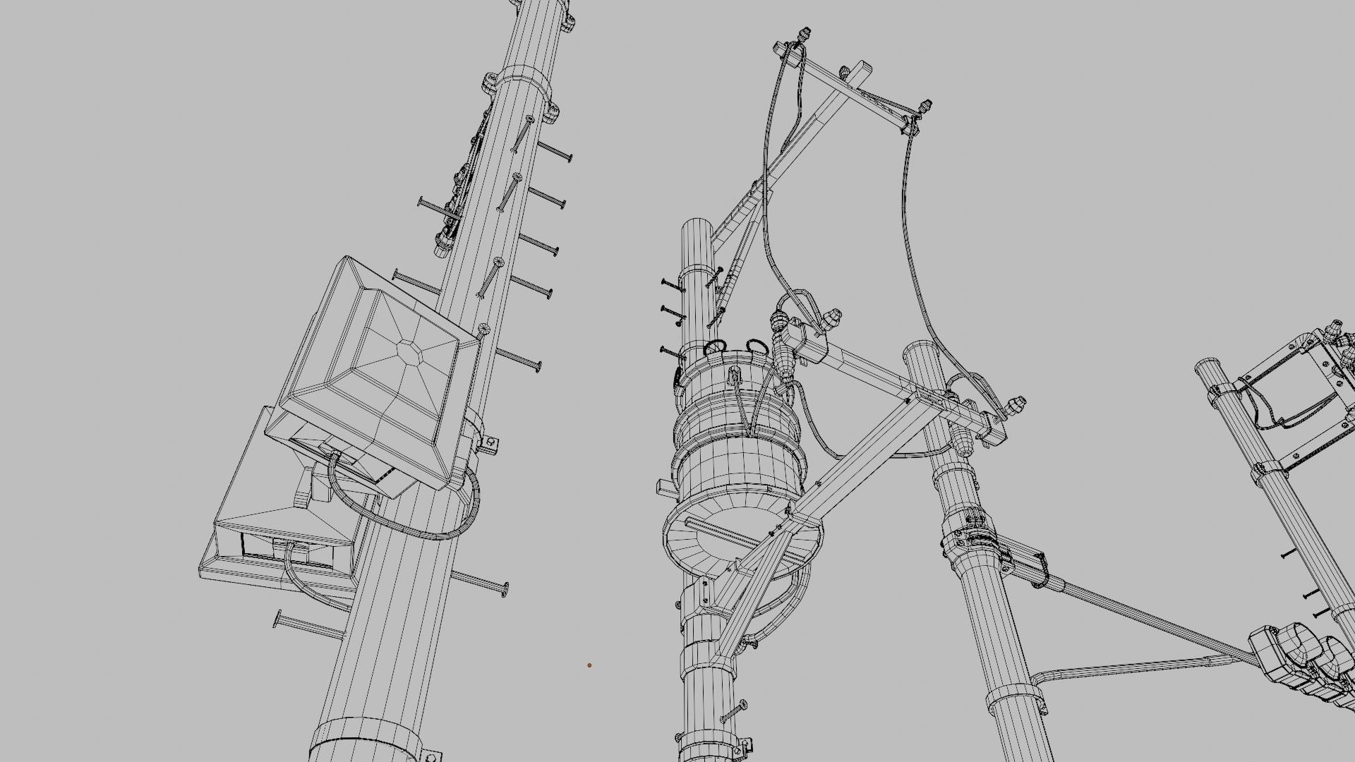 high quality traffic lights with 8k pbr textures  Low-poly 3D model_24