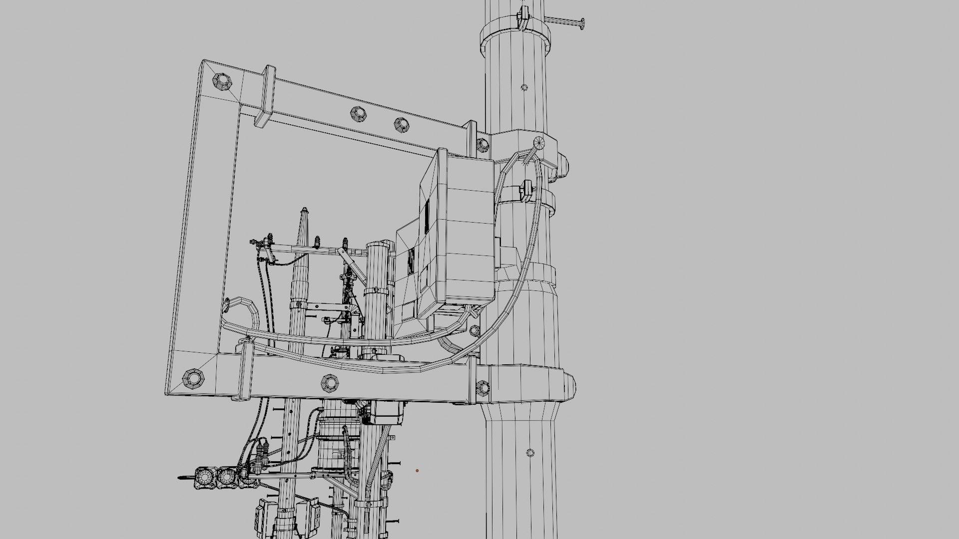 high quality traffic lights with 8k pbr textures  Low-poly 3D model_22