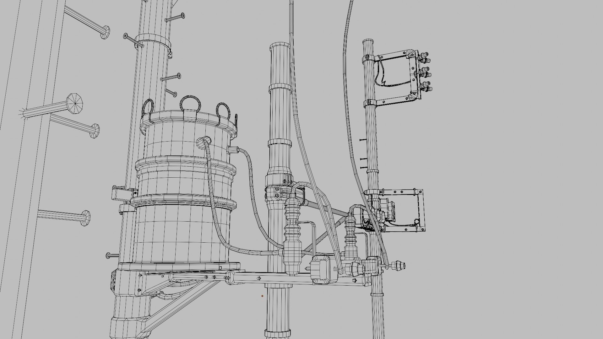 high quality traffic lights with 8k pbr textures  Low-poly 3D model_23